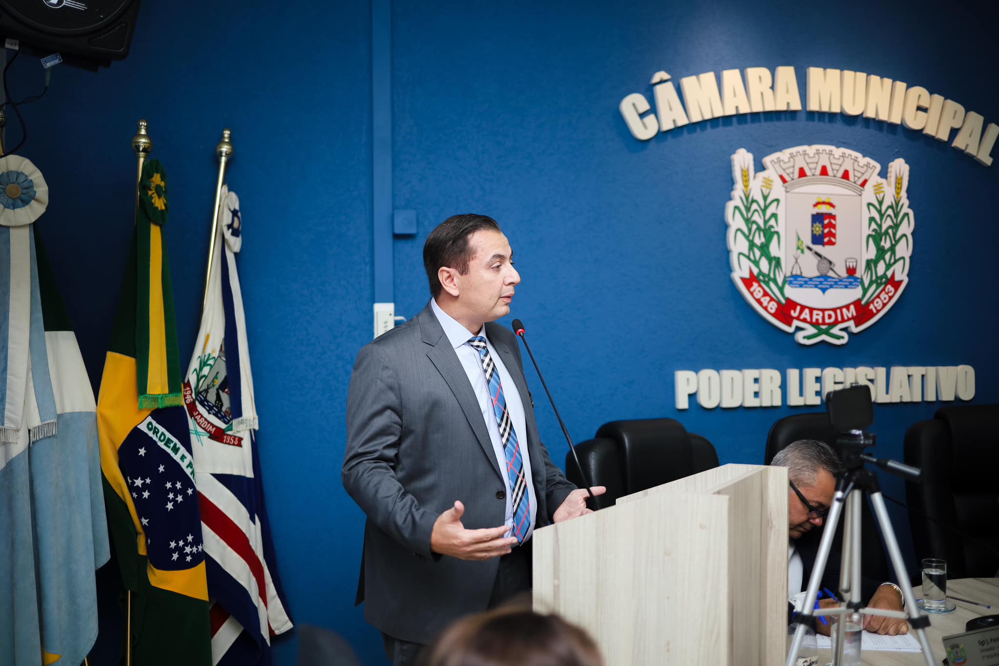 Jardim: Câmara Municipal abre trabalhos legislativos com presença do prefeito Juliano Miranda