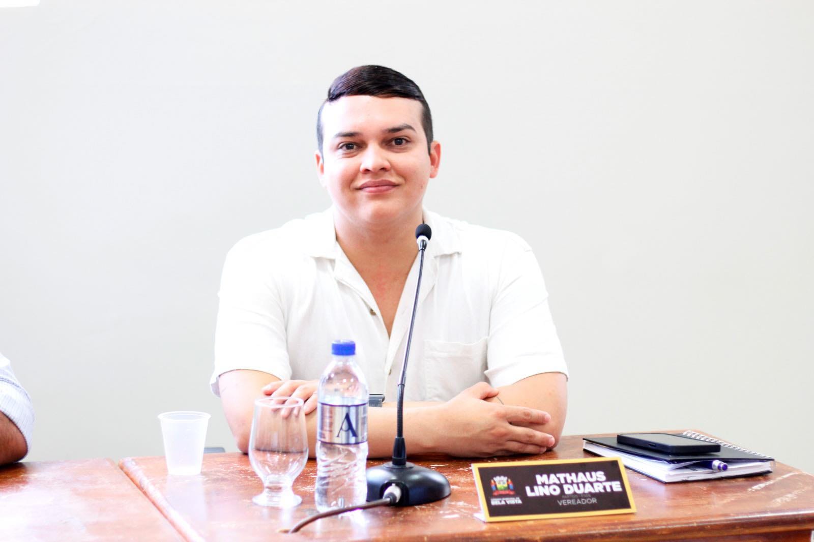 Vereador Mathaus Lino Duarte é eleito 1º secretário da Mesa Diretora da Câmara de Bela Vista