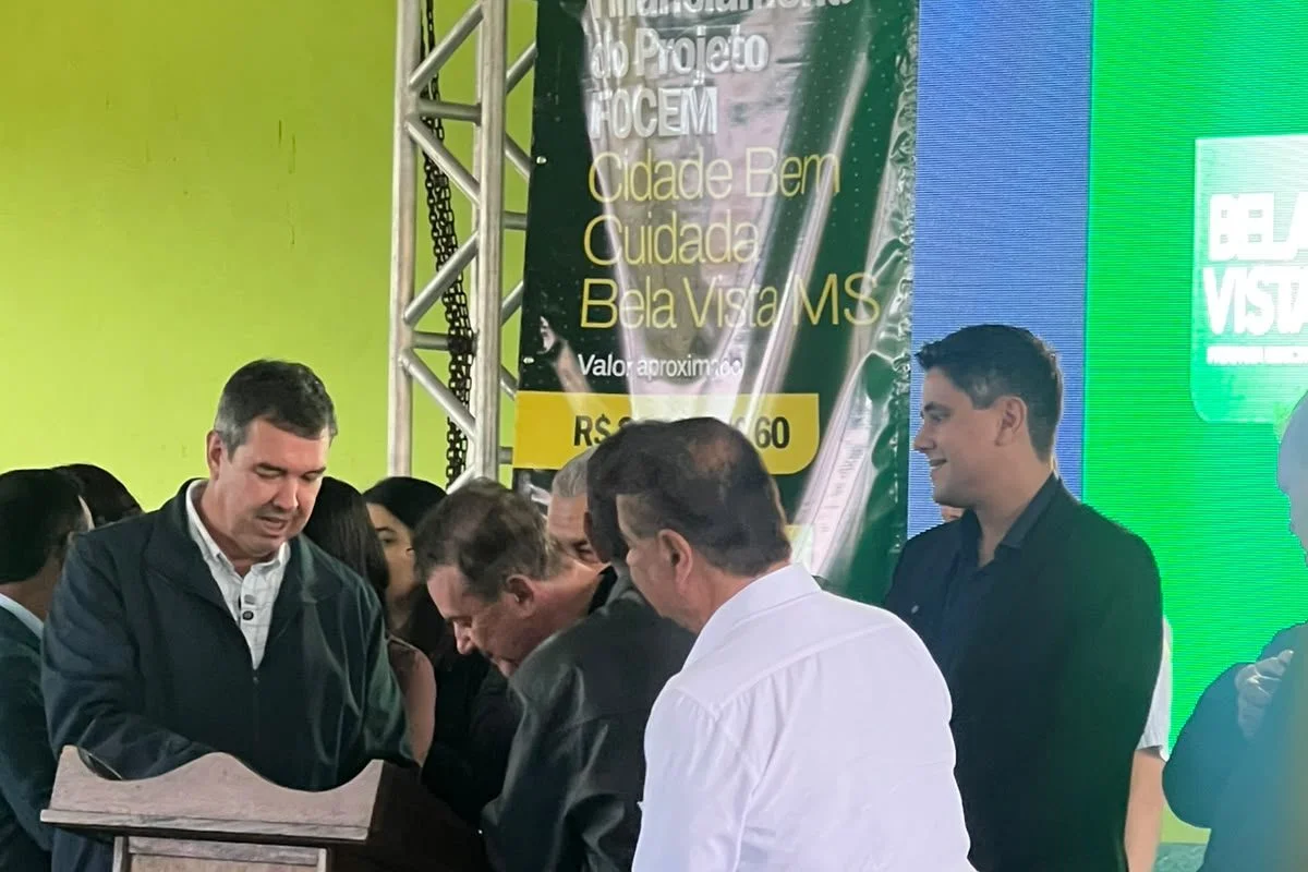 Governador Riedel realiza visita a Bela Vista e destaca investimentos de 24 milhões viabilizados por ex-chefe da Casa Civil Eduardo Rocha e ex Ministra do Planejamento Simone Tebet