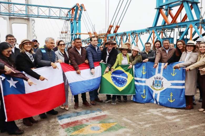 Visita técnica marca momento histórico com a ligação física da Ponte da Rota Bioceânica